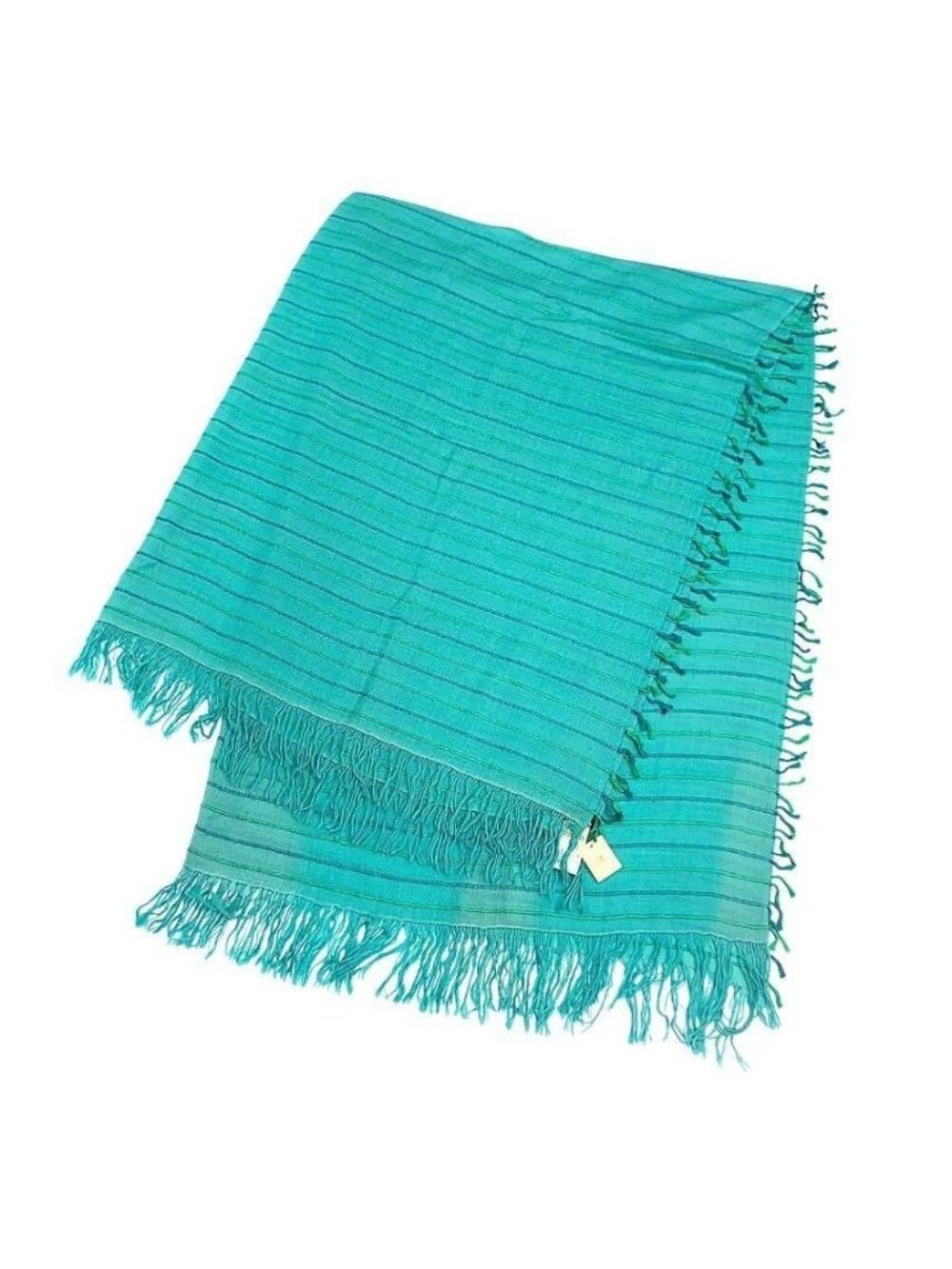 Hermes Shawl Cashmere Silk Plaid Chutney Vert Emeraude Turquoise Scarf
